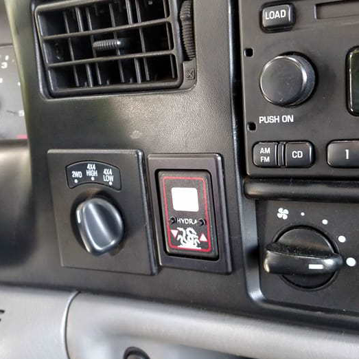 PHP Hydra In-Dash Billet Flush Mount - 7.3 Powerstroke (1994-2003)