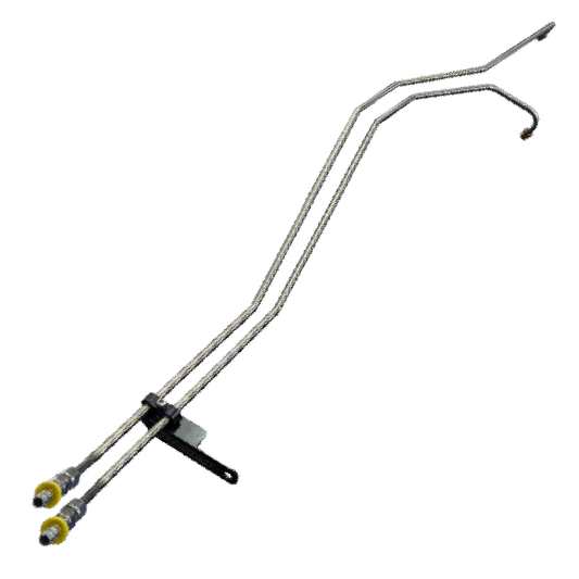 CNC Fab 4R100 Transmission Cooler Line Kit w/ Barbs - 7.3 Powerstroke (1998.5-2003)