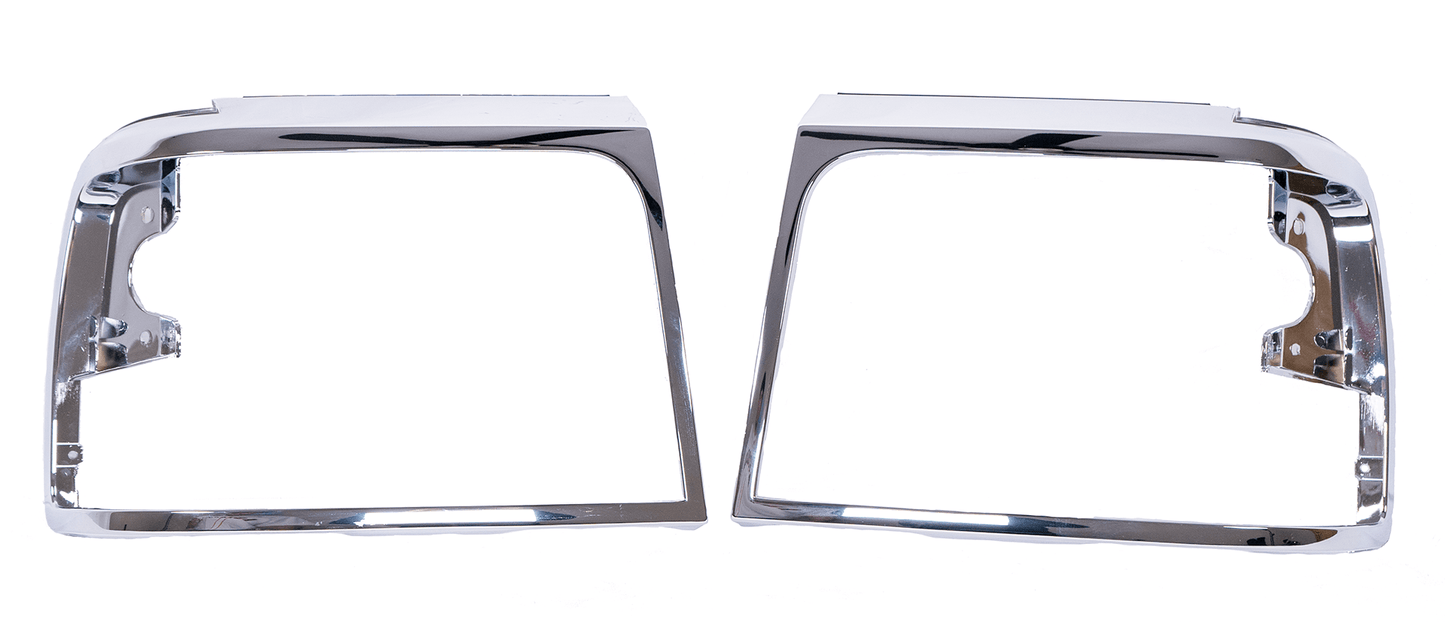 Complete Performance Chrome Headlight Bezels - 7.3 Powerstroke (1992-1996)