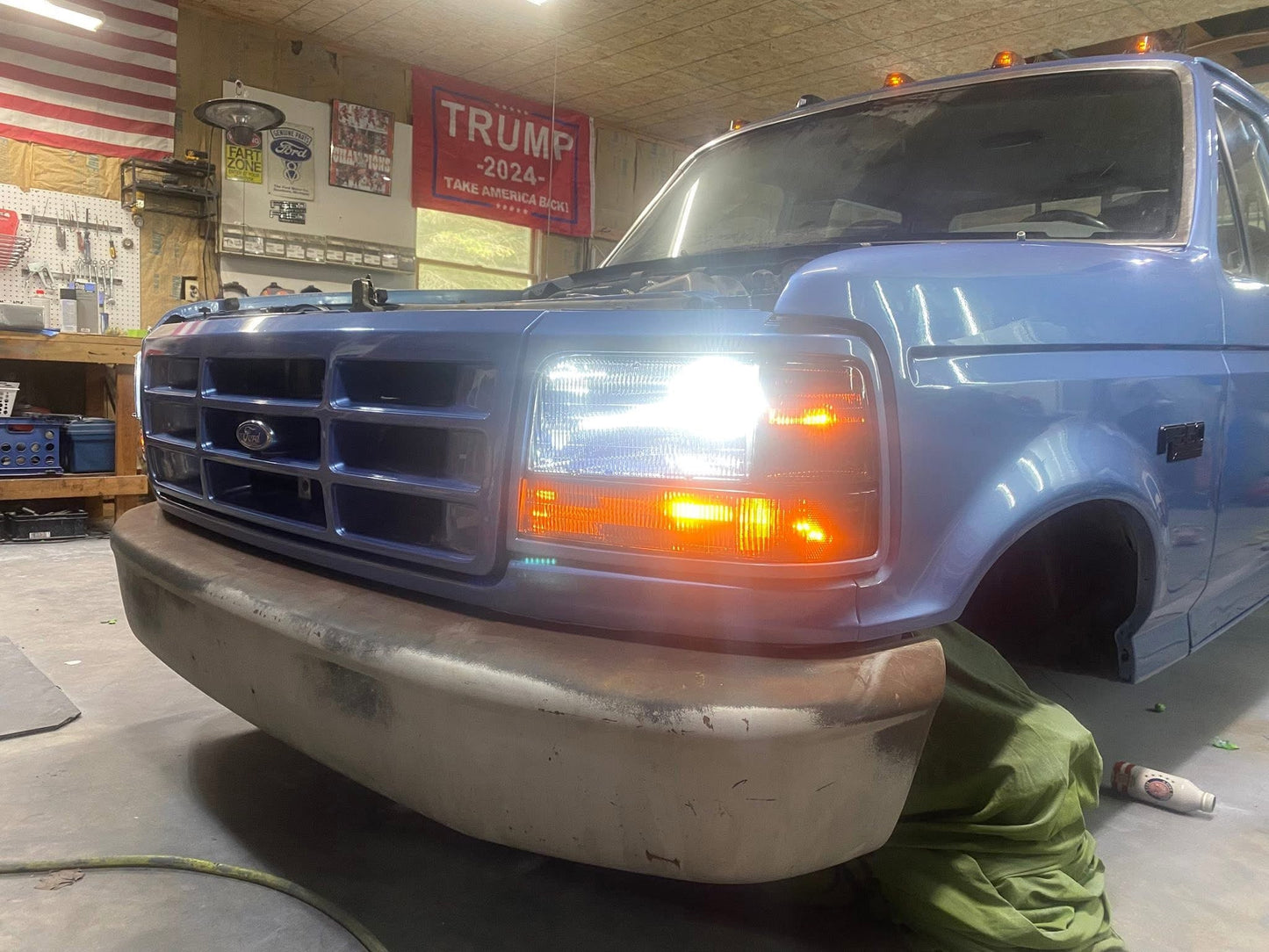 Smoked Diffused Headlight Kit - 7.3 Powerstroke (1992-1997)