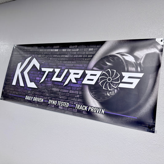 KC Turbos 4' x 2' Garage Series Banner