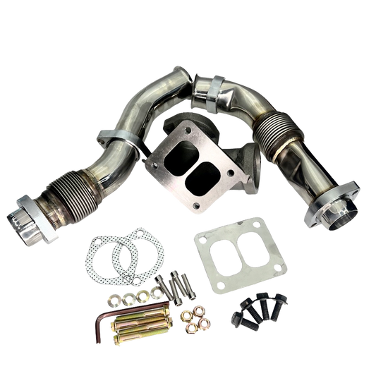 Odawgs Diesel Bellowed Up Pipes - 7.3 Powerstroke OBS (1994-1998)
