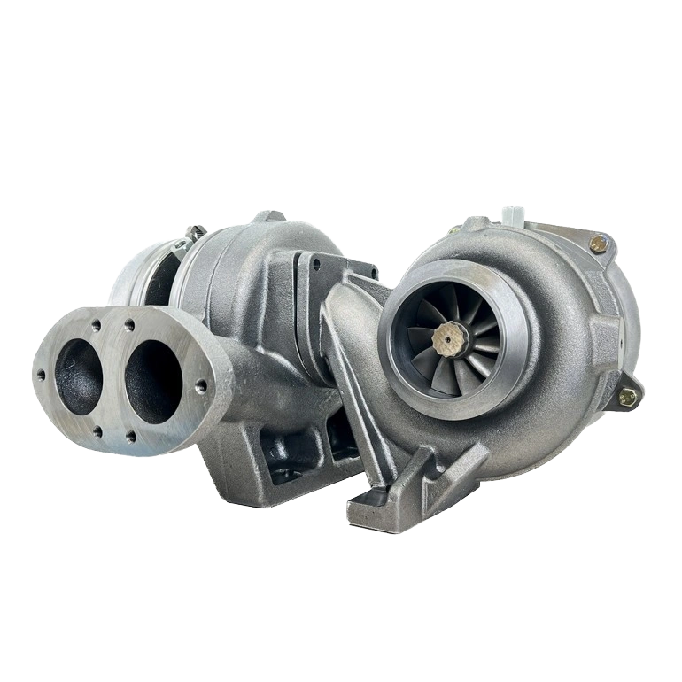 KC Fusion Compound Turbos - (Stage 1 High Pressure & Stage 1 & 2 Low Pressure Turbos) - 6.4 Powerstroke (2008-2010)
