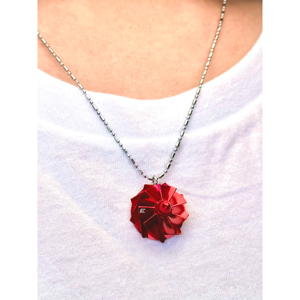 KC Turbos Compressor Wheel Necklace