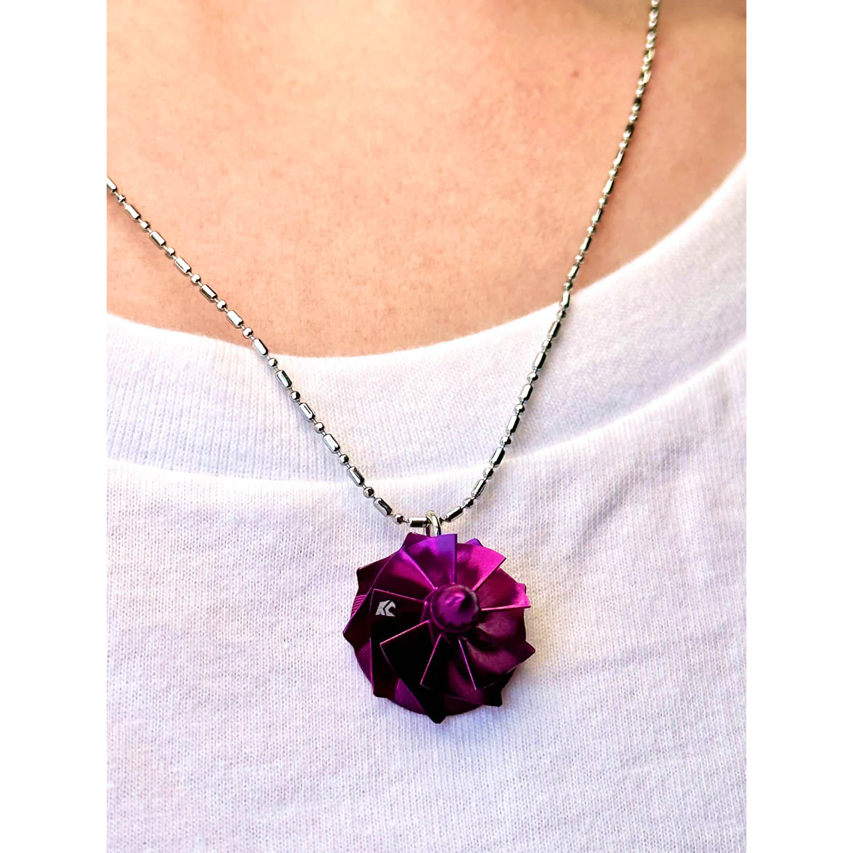 KC Turbos Compressor Wheel Necklace
