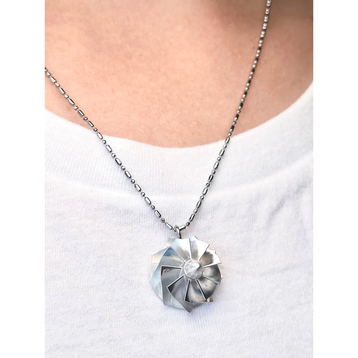 KC Turbos Compressor Wheel Necklace