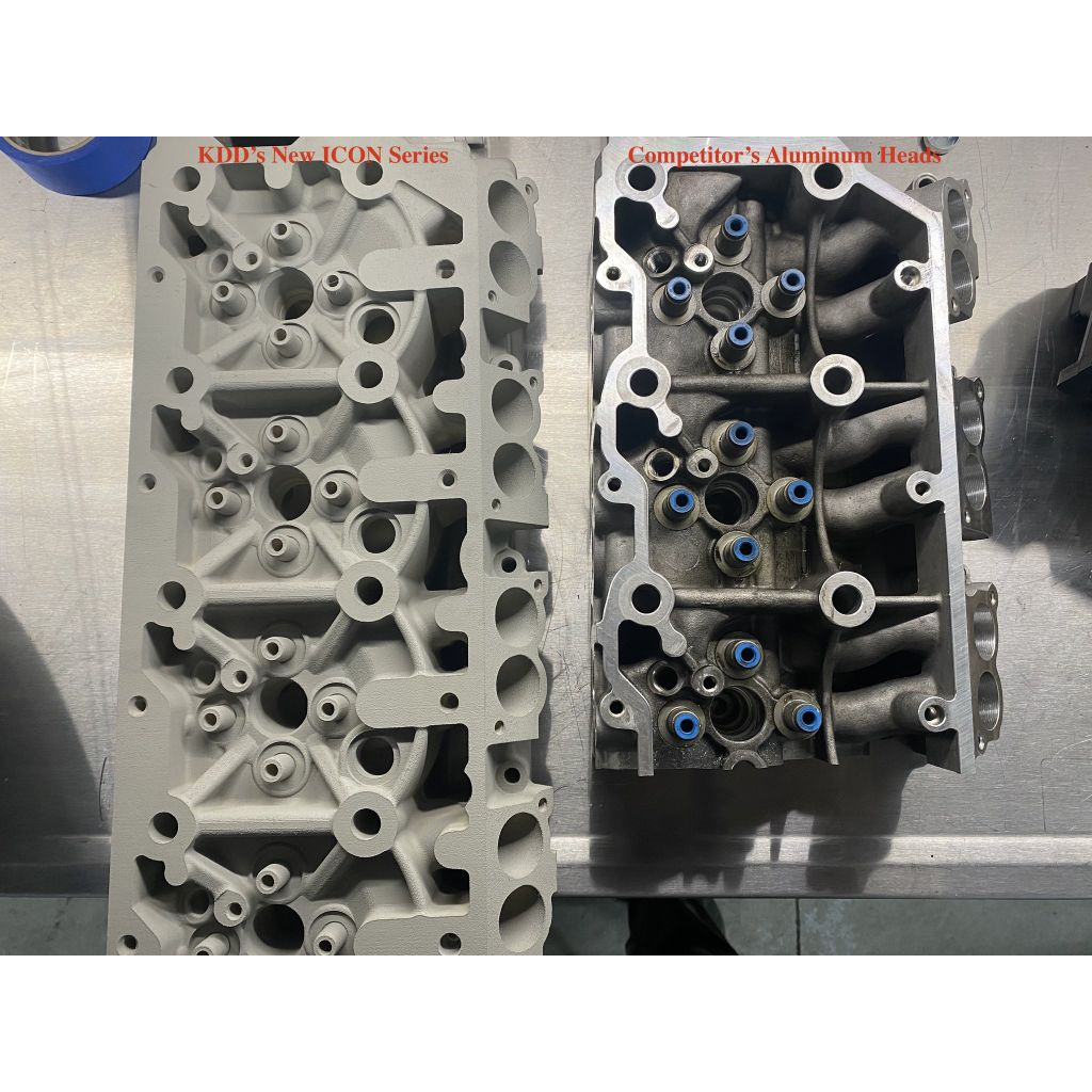 KDD ICON Series 6.0 Aluminum Heads - 6.0 Powerstroke (2003-2007)