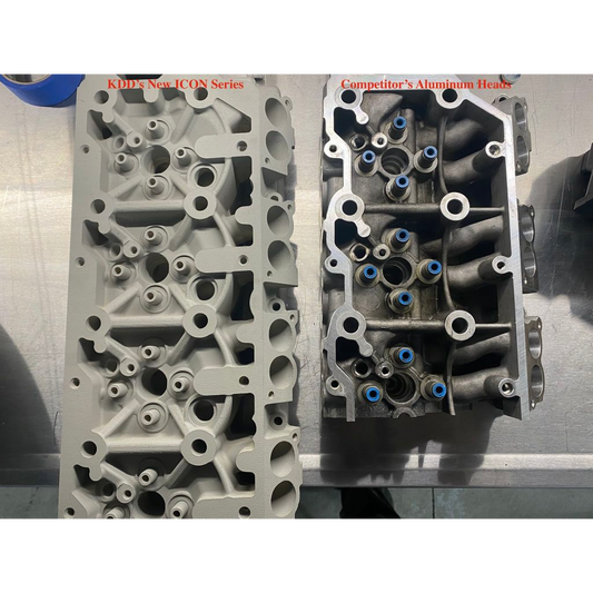 KDD ICON Series 6.0 Aluminum Heads - 6.0 Powerstroke (2003-2007)