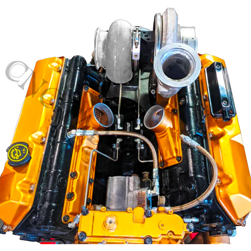 CNC Fabrication T4 Turbo 4-Line Feed Valley Mount Fuel Line Kit - 7.3 Powerstroke (1994.5-2003)