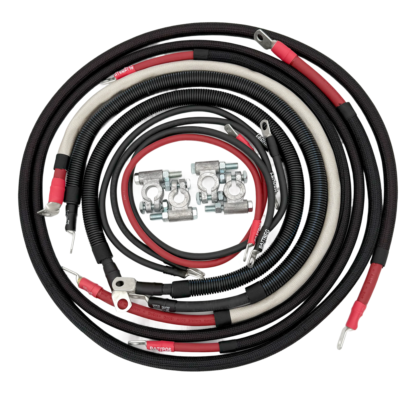 3rd Gen Battery Cable Kit - 5.9/6.7 Cummins (2002-2009)