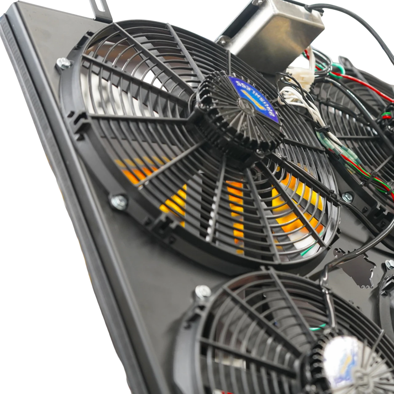 Blessed Performance Direct-Fit Quad Electric Fan Kit - 6.0 Powerstroke (2003-2007)