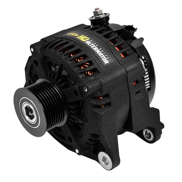 XDP HD High Output Alternator Wrinkle Black - 6.7 Cummins (2007.5-2024)