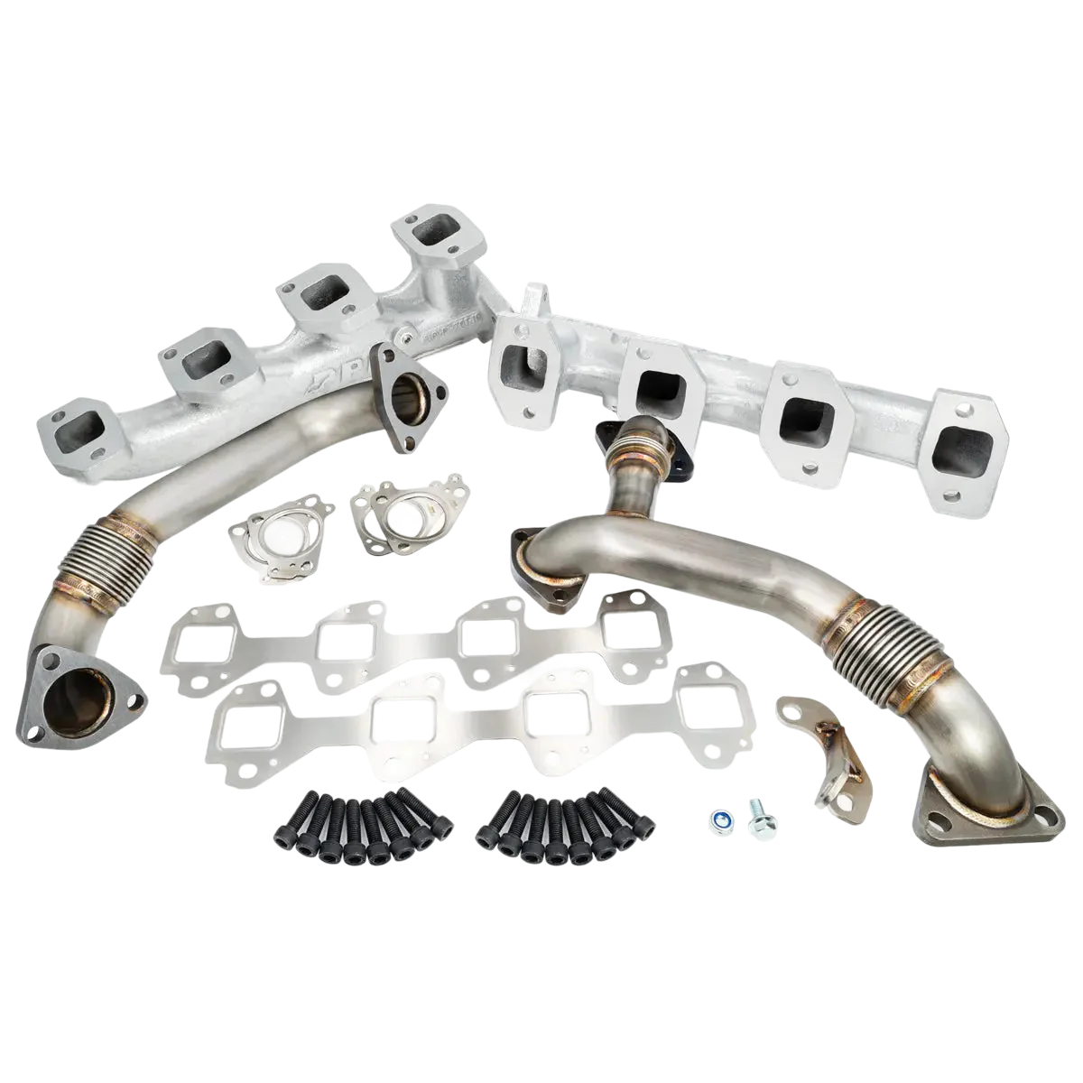 PPE High Flow Exhaust Manifold and Up Pipe Kit - 6.6 Duramax (2006-2007)