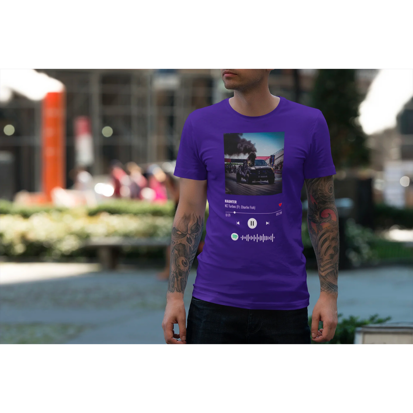 KC Spotify Song T-Shirt - Haunter