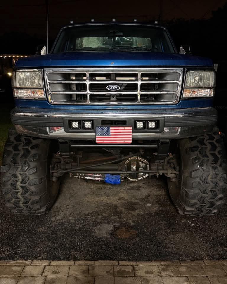 OBS Bumper Fog Light Brackets - 7.3 Powerstroke (1992-1997)