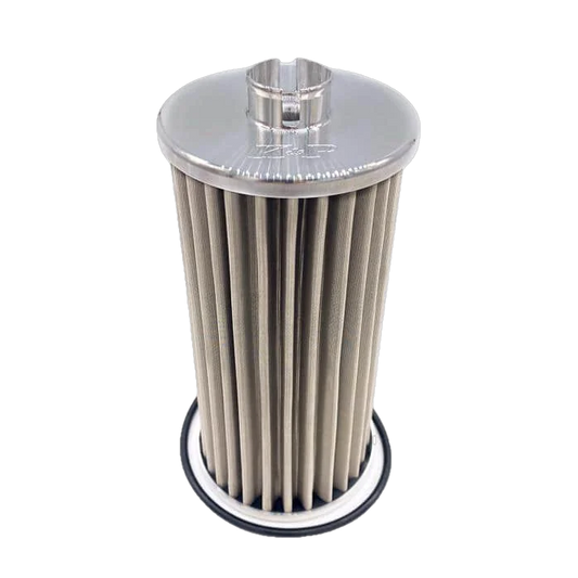 K&P Stainless Steel Micronic Oil Filter - 6.0 Powerstroke (2003-2007)