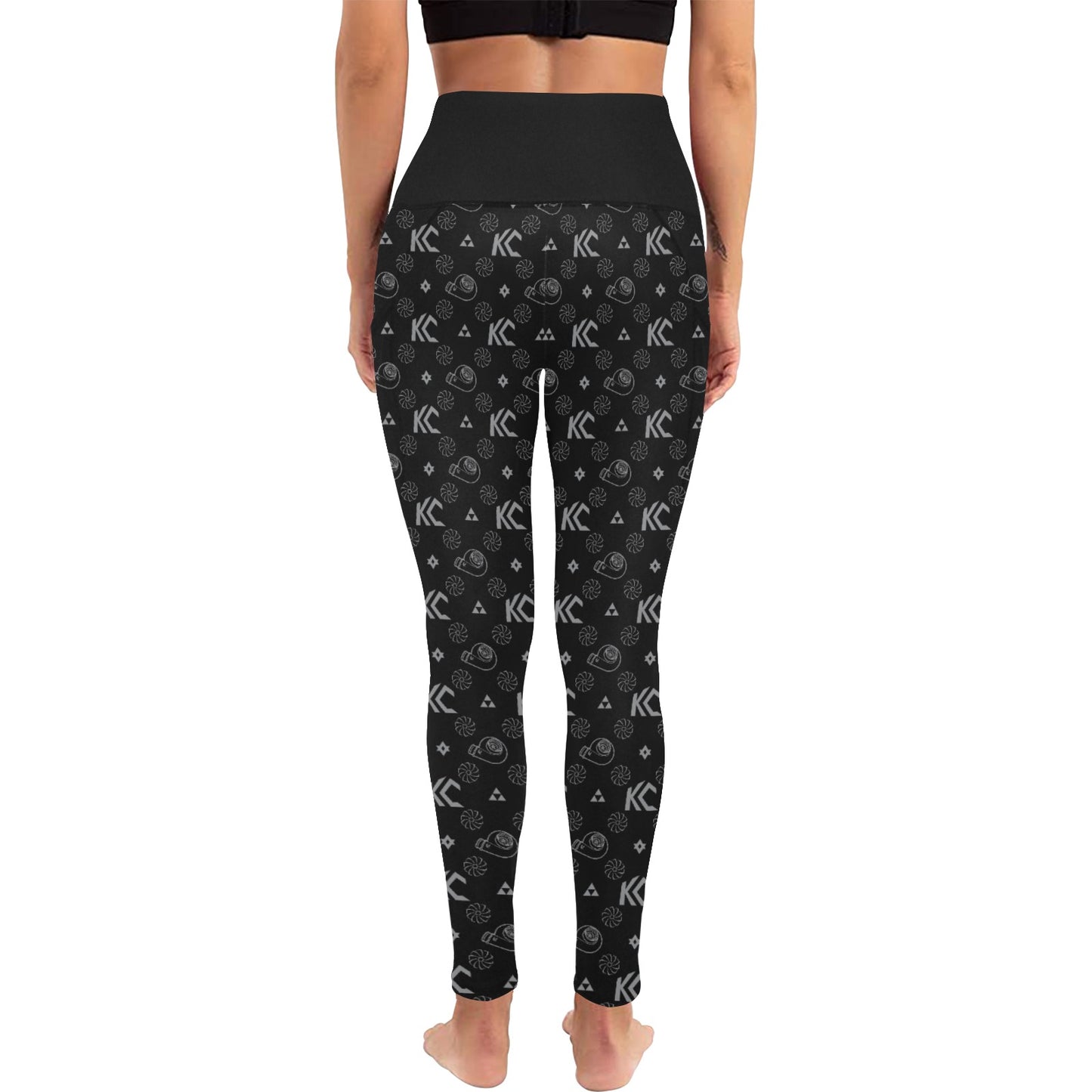 KC leggings with Pockets - Designer pattern - Women's