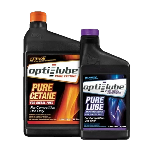 Opti-Lube Diesel Fuel Competition Kit: 1 Pure Cetane Quart & 1 Pure Lube 16oz