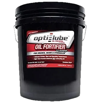 Opti-Lube Oil Fortifier with ZDDP (Zinc): 5 Gallon Pail, Treats up to 640 Quarts of Oil