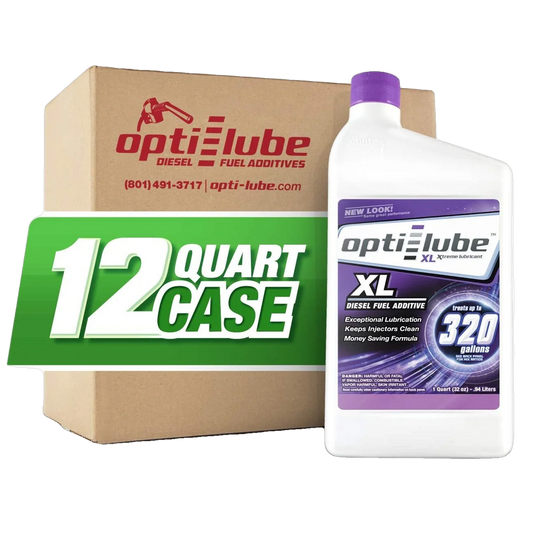 Opti-Lube XL Formula Diesel Fuel Additive: Quart, Case of 12. Each Quart Treats up to 320 Gallons of Diesel Fuel.