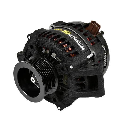 XDP Wrinkle Black HD High Output Alternator - 6.4 Powerstroke (2008-2010)