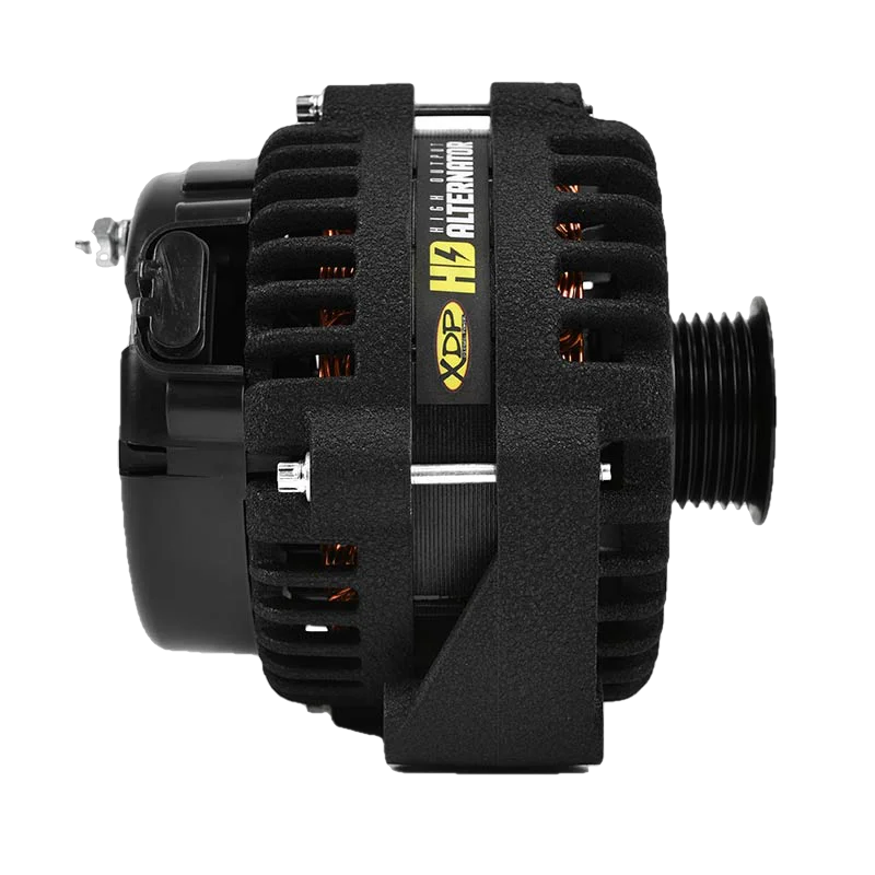 XDP Wrinkle Black HD High Output Alternator - 5.9L Cummins (1990-1998.5)