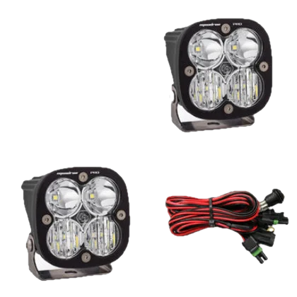 Squadron Pro Black LED Auxiliary Light Pod Pair