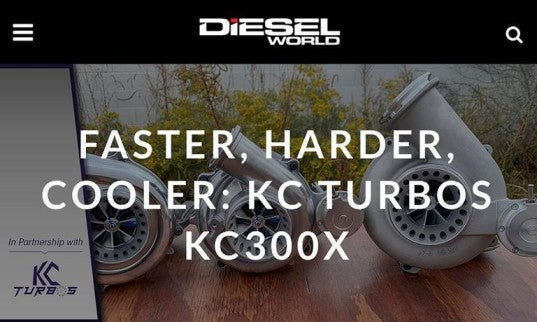 Diesel World Magazine Article - 7.3 Powerstroke KC300x Turbo – KC Turbos