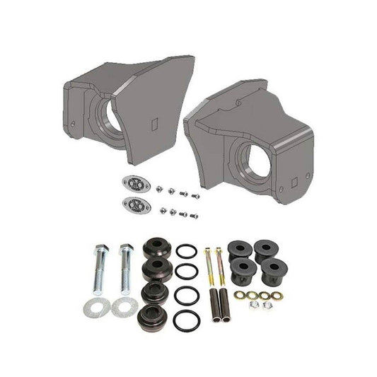 S&B Beside Frame Weld-On Traction Bar Mounts Kit