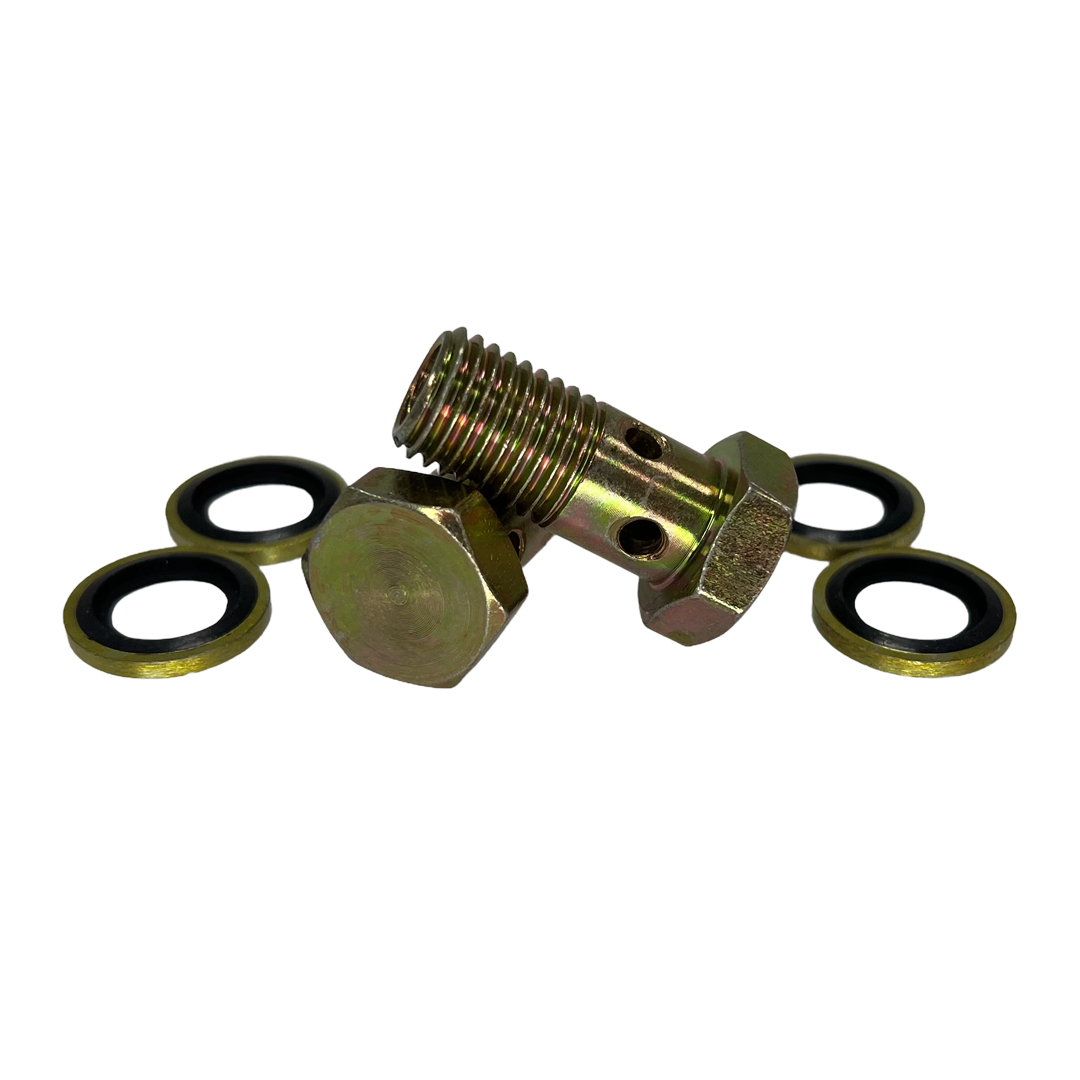 Banjo Bolt With Washers – For Turbo Oil Pipe – Fits BMW Diesel – 07119907291