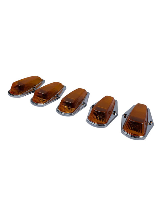 Complete Performance Amber Chrome Cab Light Kit - 7.3 Powerstroke (1973-1997)