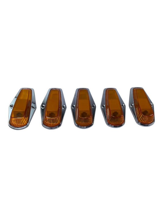 Complete Performance Amber Chrome Cab Light Kit - 7.3 Powerstroke (1973-1997)