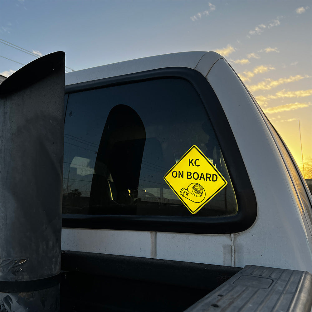 Onboard Sticker KC On Board Sticker – KC Turbos