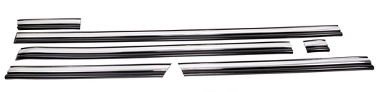 Chrome Body Molding Set - Black - 7.3 Powerstroke (1992-1997)