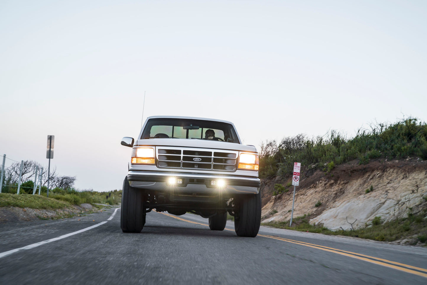OBS Bumper Fog Light Brackets - 7.3 Powerstroke (1992-1997)