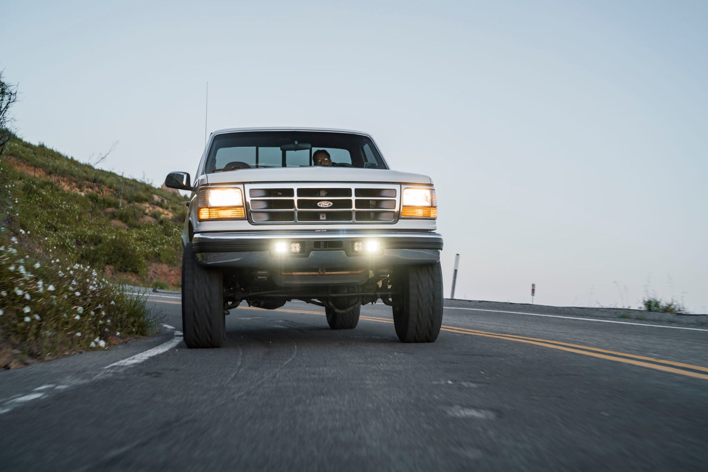 OBS Bumper Fog Light Brackets - 7.3 Powerstroke (1992-1997)