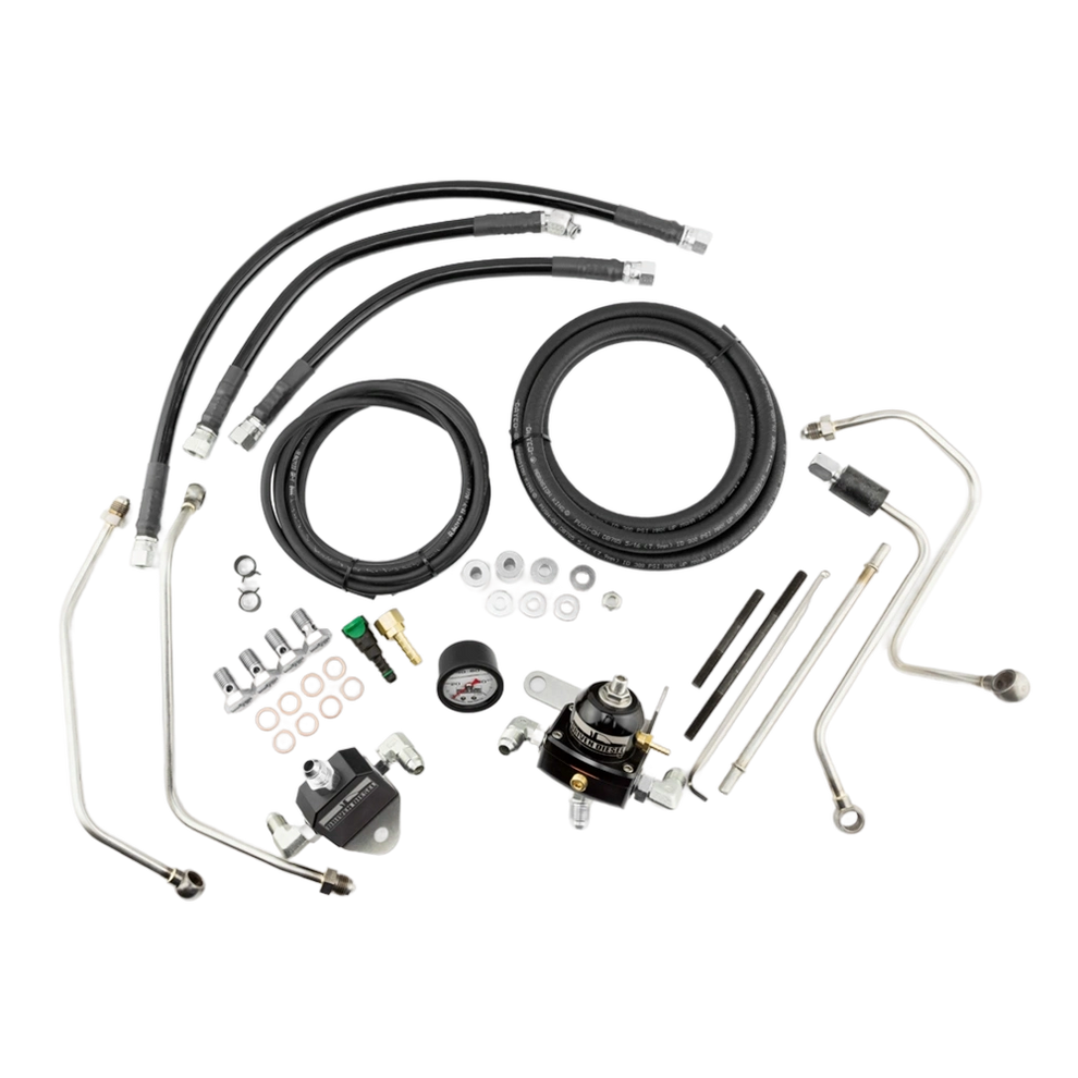 Driven Diesel Fuel Bowl Delete Regulated Return Fuel System Kit 6.0