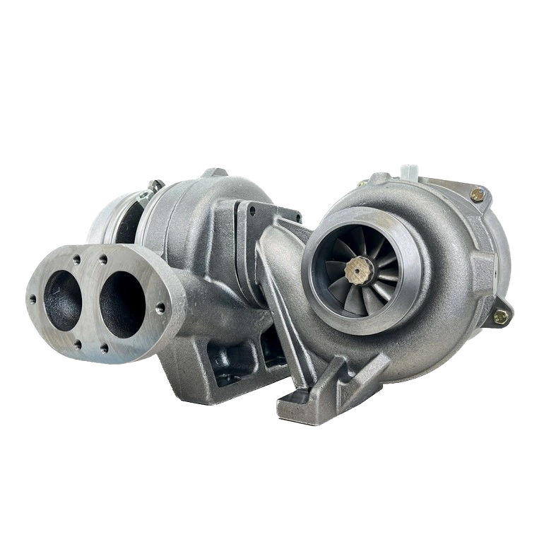 KC Fusion Compound Turbos for 6.4 Powerstroke 2008-2010 Back