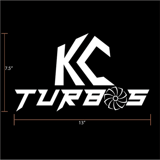 KC Turbos Original Logo - Vinyl Decal