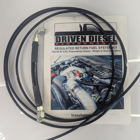 Driven Diesel Standard Regulated Return Fuel System Kit - 6.0 Powerstroke (2003-2007)