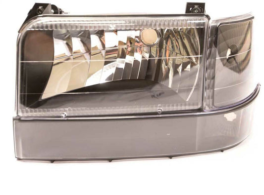 Complete Performance Six Piece Clear Black Headlight Kit - 7.3 Powerstroke (1992-1997)