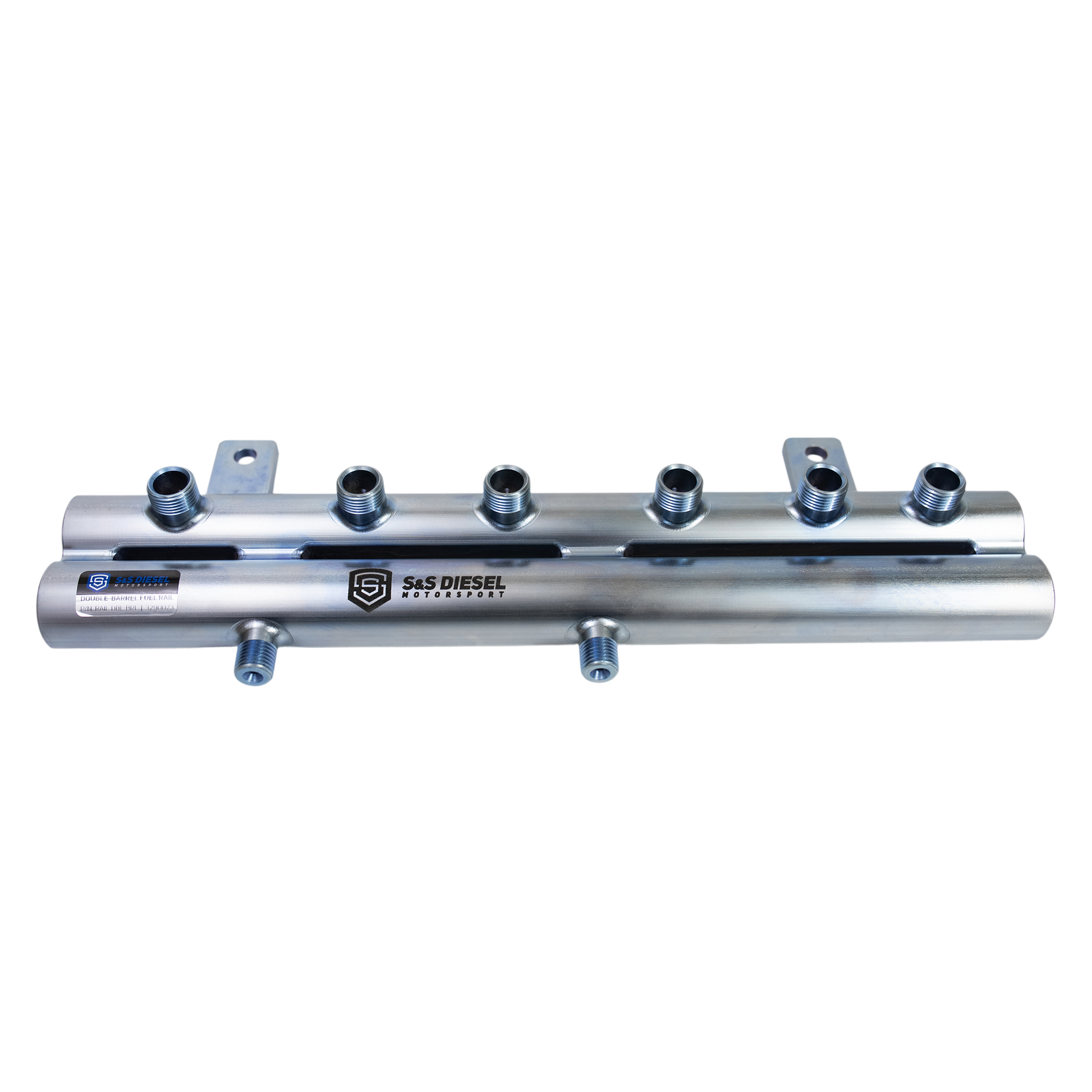 S&S Diesel Double Barrel Fuel Rail - 6.7 Cummins