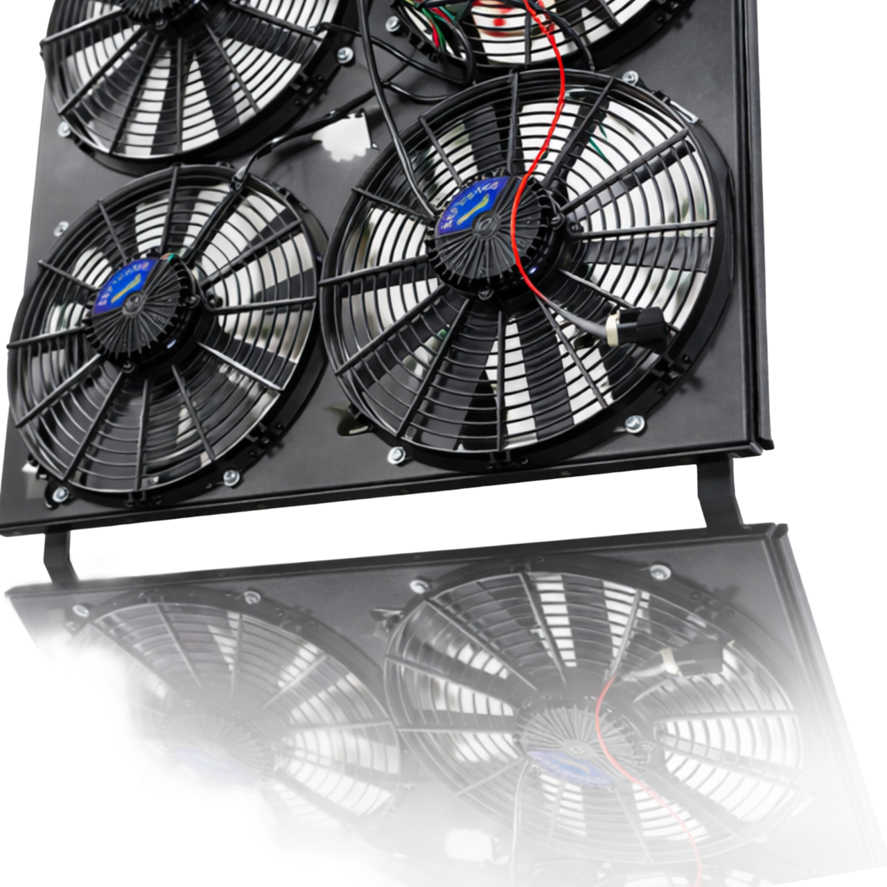 Blessed Performance Direct-Fit Quad Electric Fan Kit - 6.0 Powerstroke (2003-2007)