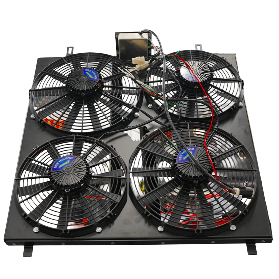 Blessed Performance Direct-Fit Quad Electric Fan Kit - 6.0 Powerstroke (2003-2007)