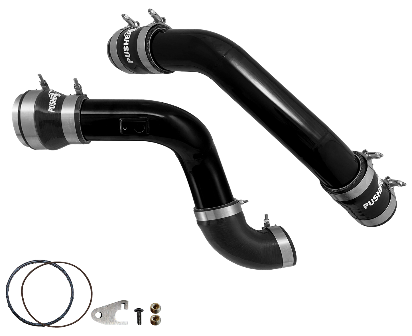 Pusher 3" Hot & Cold Side Charge Tubes - 6.7 Powerstroke (2017+)