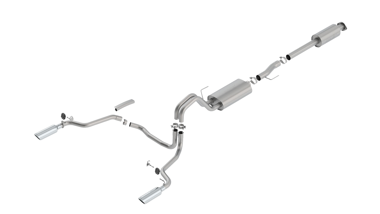 Borla Cat-Back Exhaust (Touring) - 2.7/3.5 F-150 (2015-2020)