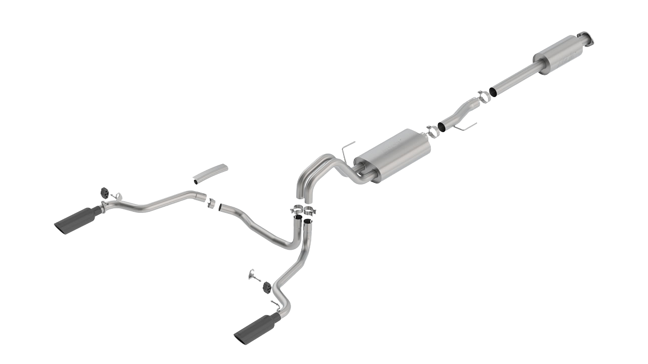 Borla Cat-Back Exhaust (Touring) - 2.7/3.5 F-150 (2015-2020)