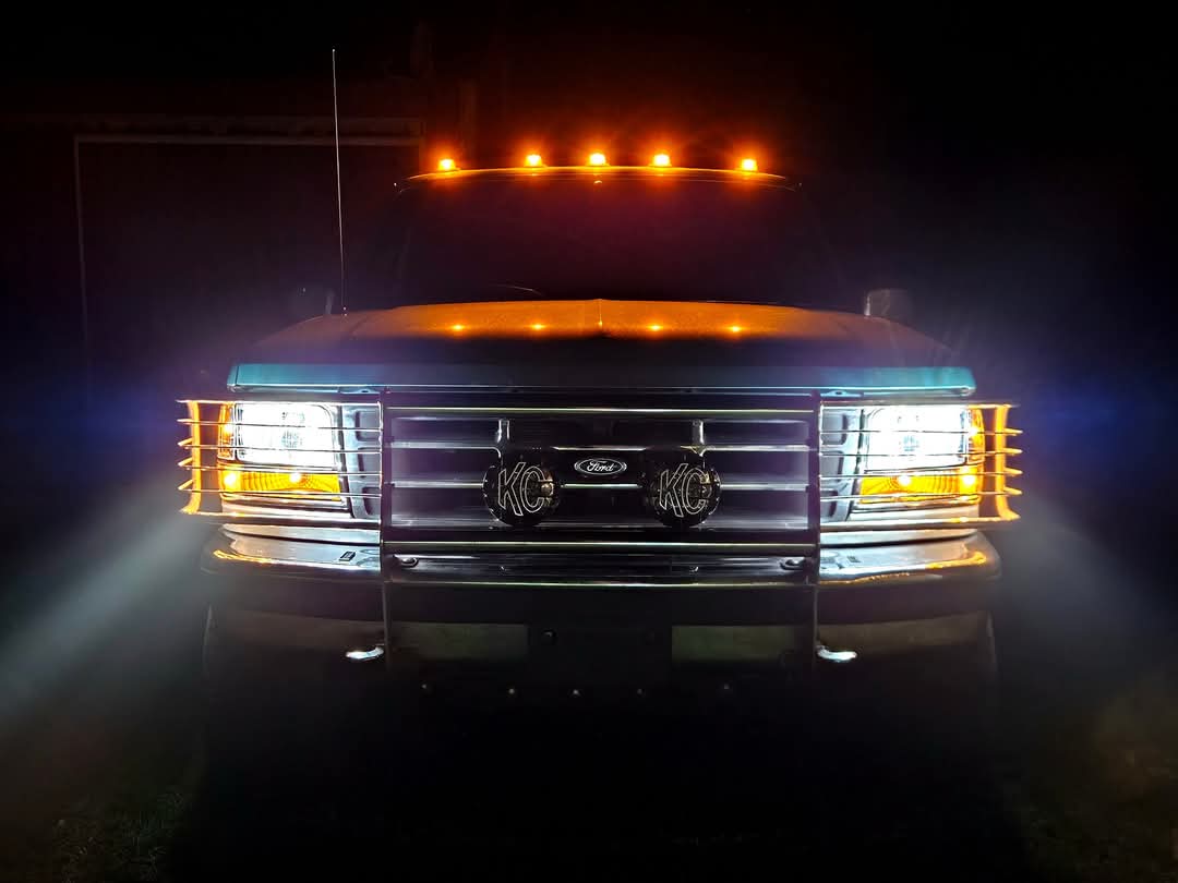 Complete Performance Six Piece Clear Black Headlight Kit - 7.3 Powerstroke (1992-1997)