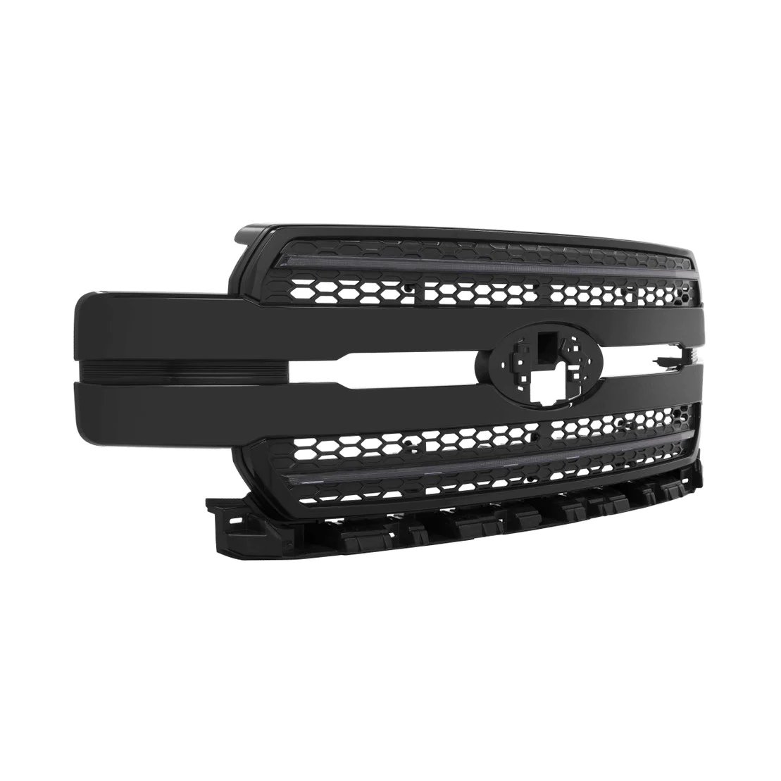 CheroCar Chrome Front Bumper Headlight Grille Trim Covers For Ford F-150 2015-2020 (Left & Right)