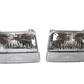 Complete Performance Six Piece Smoked Headlight Kit - 7.3 Powerstroke (1992-1997)